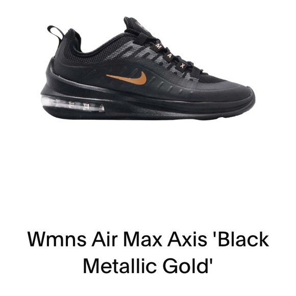 Nike Shoes - Air max Axis ‘Black Metallic Gold’